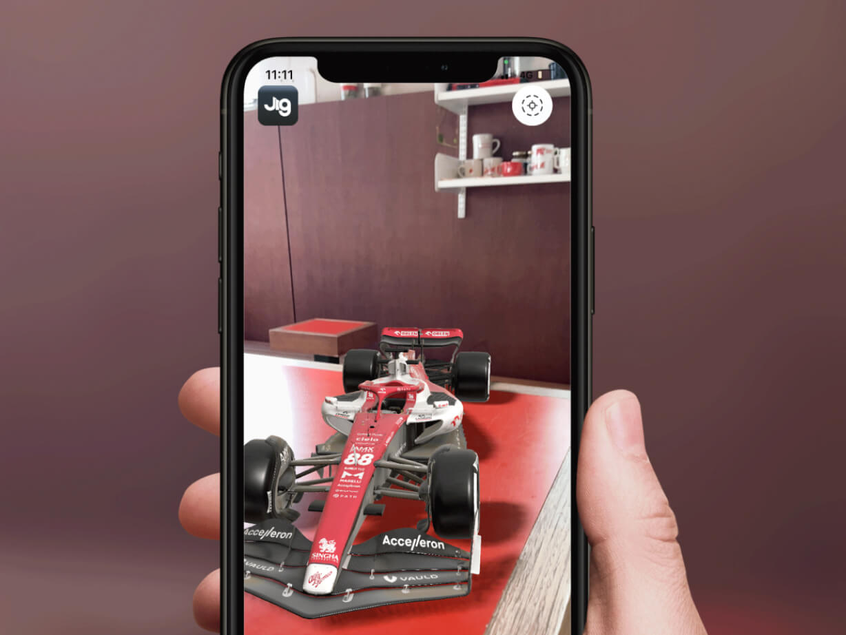 View C42 Jig on mobile.