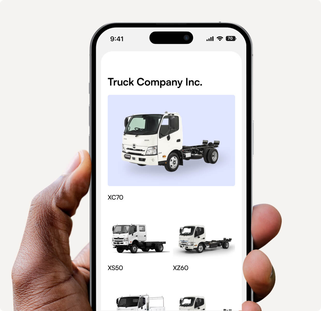Showing Jigs in mobile screens.