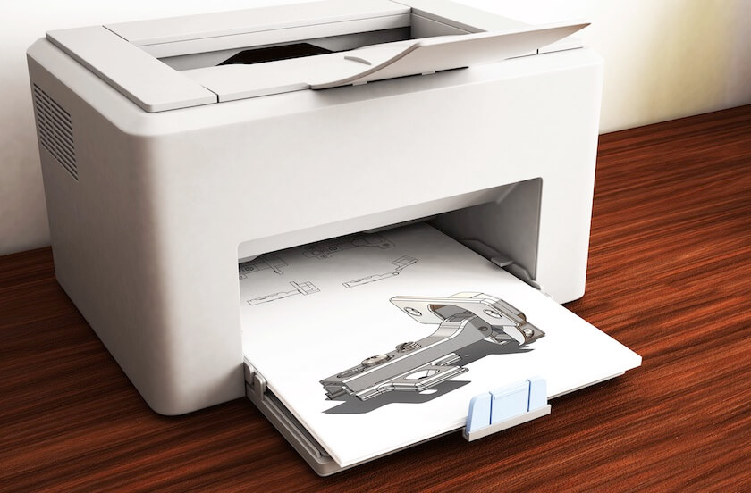 3D files are still sometimes printed on physical paper and hence flattened back to 2D format