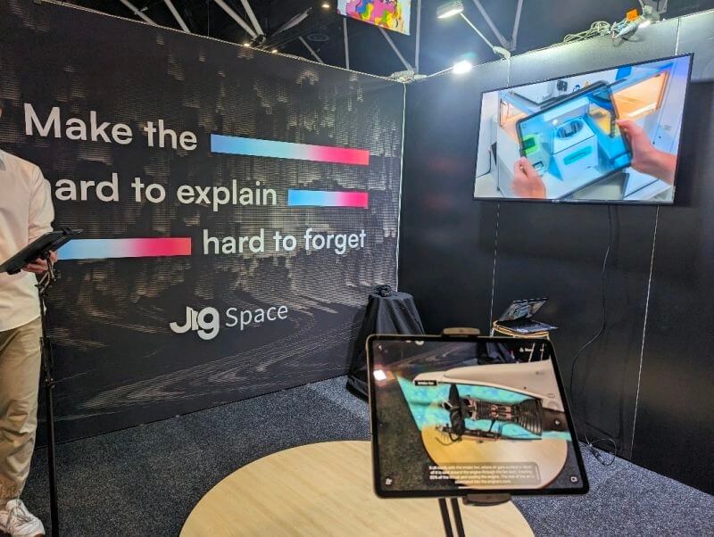 JigSpace AR demonstrations on iPad at SXSW Sydney