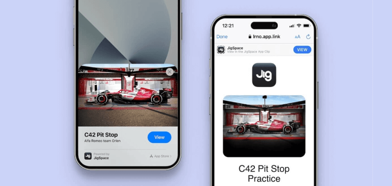 App Clip viewer