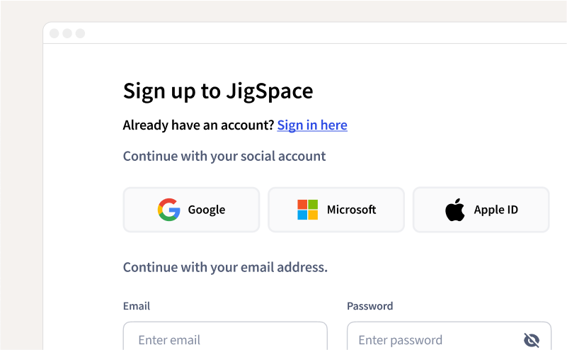 Logging in
